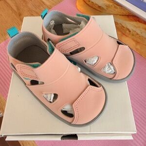 Ten Little Pink Closed Toe Sandals
